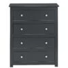 Julian Bowen Radley 4 Drawer Chest - Anthracite 2 Julian Bowen Radley 4 Drawer Chest - Anthracite -Oleu Furniture Shop Q74HA SQ1 0000000833 ANTHRACITE GREY SLf
