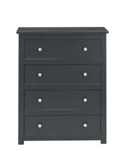 Julian Bowen Radley 4 Drawer Chest - Anthracite