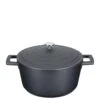 MasterClass Cast Aluminium 24 Cm Casserole Dish With Lid 2 MasterClass Cast Aluminium 24 Cm Casserole Dish With Lid -Oleu Furniture Shop Q7KE4 SQ1 0000000004 BLACK SLf