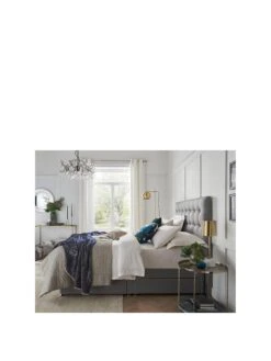 Silentnight Mila Headboard -Oleu Furniture Shop Q99VW SQ3 0000003969 SLATE GREY SLa