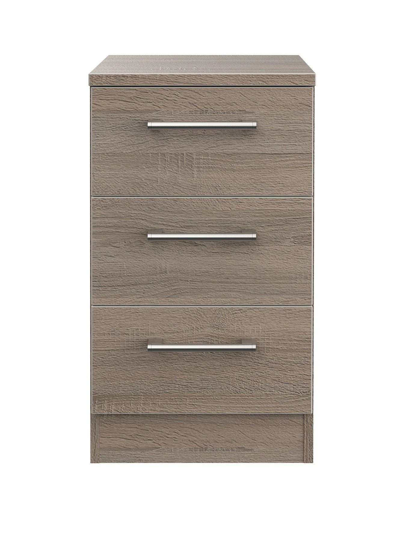 SWIFT Halton Ready Assembled 3 Drawer Bedside Chest - FSC® Certified 3 SWIFT Halton Ready Assembled 3 Drawer Bedside Chest - FSC® Certified