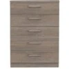 SWIFT Halton Ready Assembled 5 Drawer Chest - FSC® Certified 1 SWIFT Halton Ready Assembled 5 Drawer Chest - FSC® Certified -Oleu Furniture Shop Q9JXD SQ1 0000000558 DARK OAK SLf
