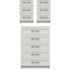 One Call Regal Ready Assembled 3 Piece Package - 5 Drawer Chest And Set Of 2 Bedside Chests