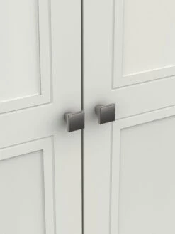 One Call Harris Part Assembled 4 Door Mirrored Wardrobe -Oleu Furniture Shop Q9PNP SQ4 0000000013 WHITE SLd