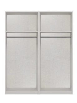 One Call Harris Part Assembled 4 Door Mirrored Wardrobe -Oleu Furniture Shop Q9PNP SQ5 0000000013 WHITE SLd1