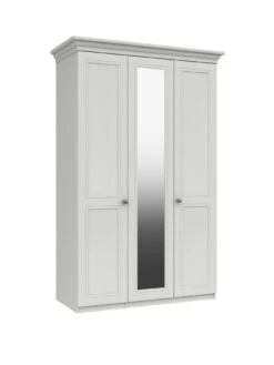 One Call Harris Part Assembled 3 Door Mirrored Wardrobe 9 One Call Harris Part Assembled 3 Door Mirrored Wardrobe -Oleu Furniture Shop Q9PNQ SQ3 0000000013 WHITE SLa