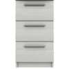 One Call Taylor Ready Assembled 3 Drawer Bedside Chest