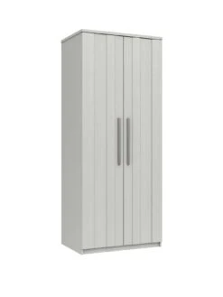 One Call Taylor Ready Assembled 2 Door Wardrobe -Oleu Furniture Shop Q9QWP SQ3 0000000013 WHITE SLa