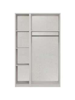 One Call Reid Part Assembled 3 Door Mirrored Wardrobe -Oleu Furniture Shop Q9QYG SQ7 0000000179 TAUPE DGy