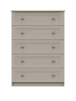 One Call Reid Ready Assembled 5 Drawer Chest