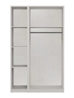 One Call Smyth Part Assembled 3 Door Mirrored Wardrobe 13 One Call Smyth Part Assembled 3 Door Mirrored Wardrobe -Oleu Furniture Shop Q9VFK SQ6 0000014757 DARK GREY TAUPE SLd2