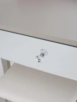 Very Home Sandy Mirrored Dressing Table And Stool Set 12 Very Home Sandy Mirrored Dressing Table And Stool Set -Oleu Furniture Shop QAYFX SQ5 0000014410 GREY MIRROR SLd1