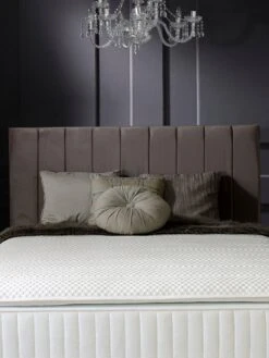 Shire Beds Liberty Velvet Divan Headboard - Grey