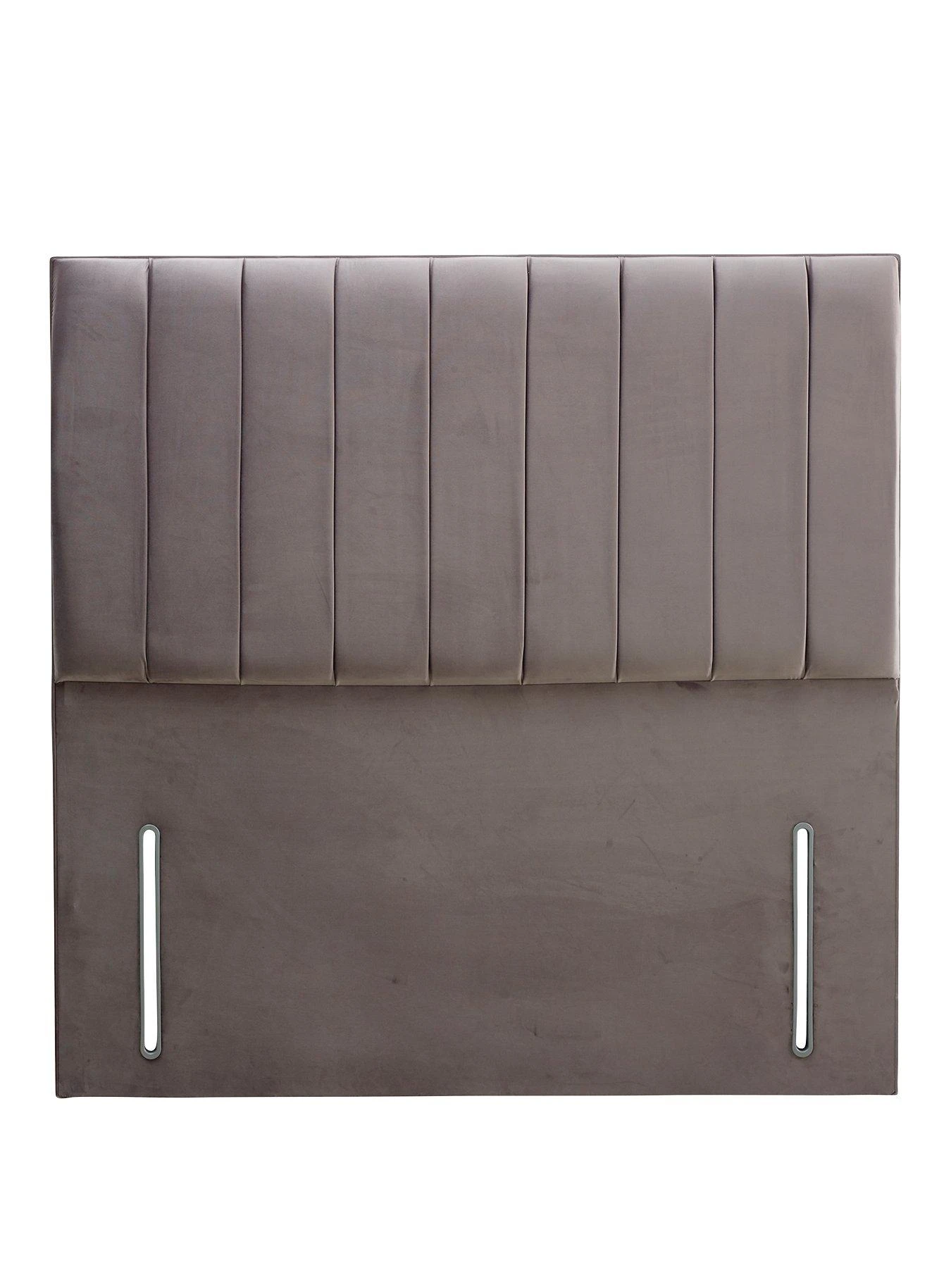 Shire Beds Liberty Velvet Divan Headboard - Grey 4 Shire Beds Liberty Velvet Divan Headboard - Grey - Image 2