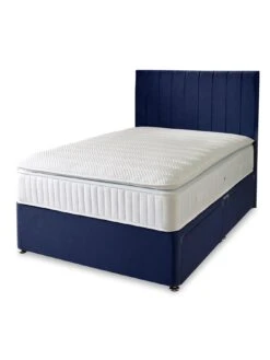 Shire Beds Liberty 1000 Pocket Pillow Top Divan Bed With Storage Options - Excludes Headboard 9 Shire Beds Liberty 1000 Pocket Pillow Top Divan Bed With Storage Options - Excludes Headboard -Oleu Furniture Shop QDDNG SQ4 0000000048 NAVY SLd