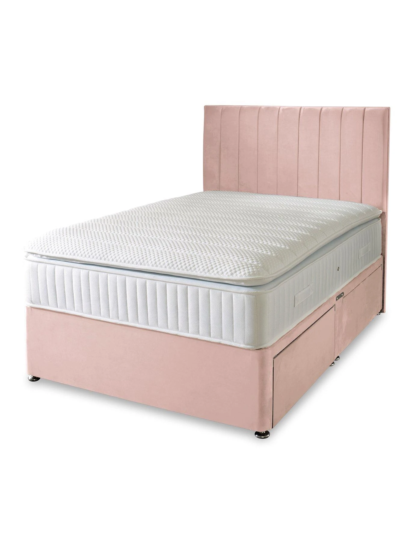 Shire Beds Liberty 1000 Pocket Pillowtop Divan Bed With Storage Options - Excludes Headboard 5 Shire Beds Liberty 1000 Pocket Pillowtop Divan Bed With Storage Options - Excludes Headboard - Image 3