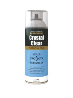 Rust-Oleum Crystal Clear Spray Paint Gloss 400ml