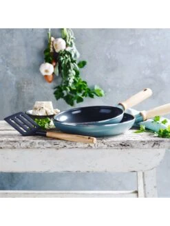 GreenPan Mayflower Healthy Ceramic Non-Stick 2-Piece Frying Pan Set With Spatula -Oleu Furniture Shop QEFVA SQ2 0000000088 NO COLOR SLd
