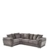 Labrinth Fabric Scatterback Left Hand 3 Piece Corner Group Sofa -Oleu Furniture Shop QEGGA SQ1 0000000005 GREY SLf