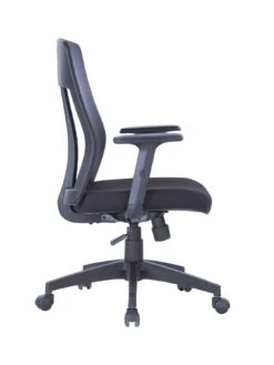 Alphason Laguna Fabric And Mesh Back Chair - Black -Oleu Furniture Shop QFTLR SQ4 0000000004 BLACK SLd1