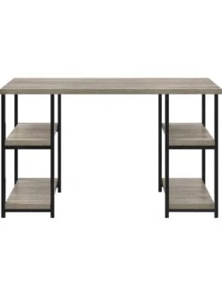 Dorel Home Elmwood Double Pedestal Desk