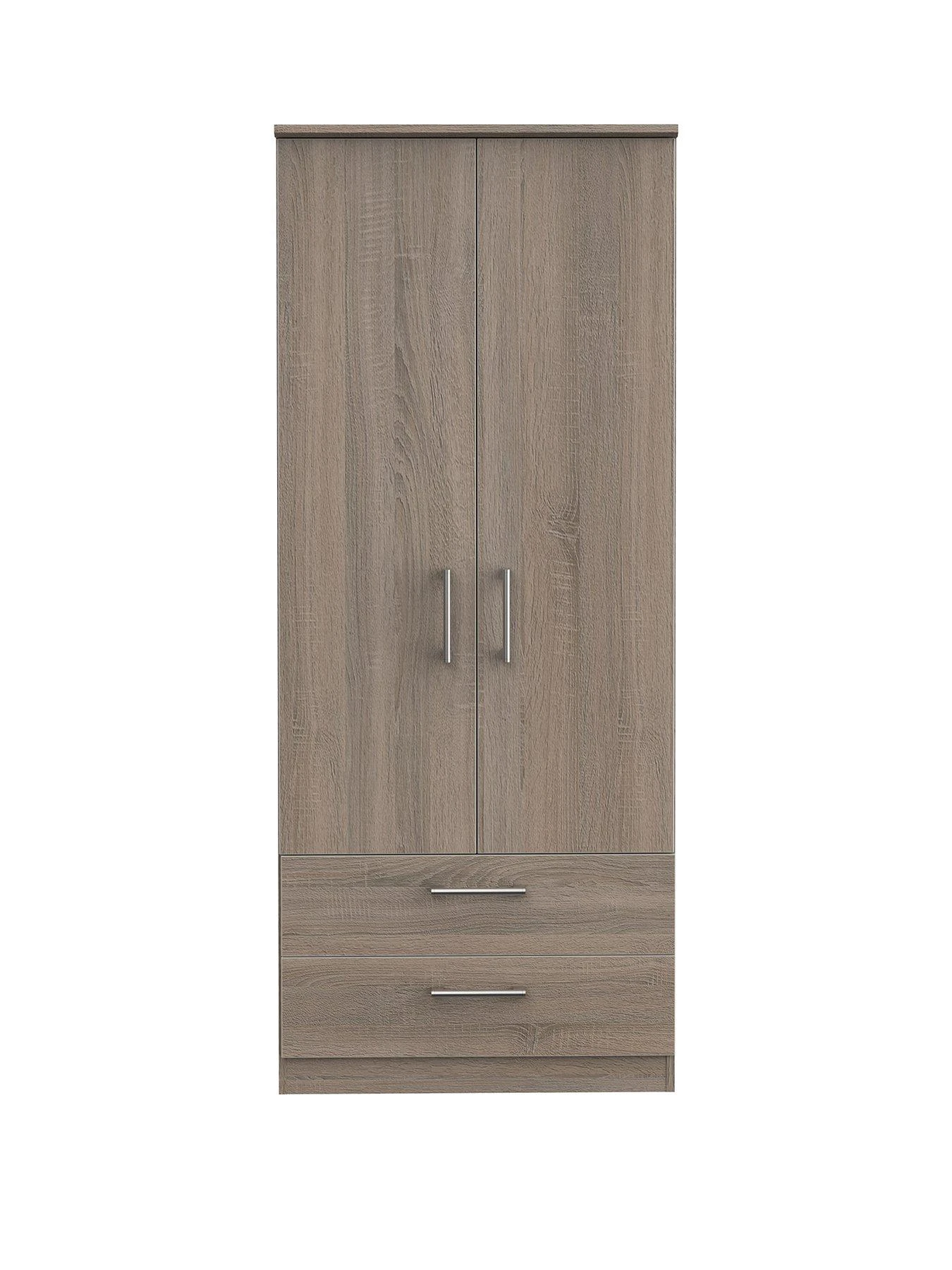 SWIFT Halton Ready Assembled 2 Drawer, 2 Door Wardrobe - FSC® Certified 3 SWIFT Halton Ready Assembled 2 Drawer, 2 Door Wardrobe - FSC® Certified