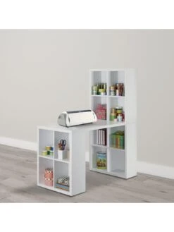 Dorel Home London Hobby Desk -Oleu Furniture Shop QFVPX SQ4 0000000013 WHITE SLd1