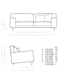 Swoon Edes Fabric 3 Seater Sofa 13 Swoon Edes Fabric 3 Seater Sofa -Oleu Furniture Shop QGJ6N SQ6 0000001997 FERN SLd