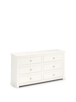 Julian Bowen Radley 6 Drawer Chest - White -Oleu Furniture Shop QGTMA SQ3 0000000013 WHITE SLa
