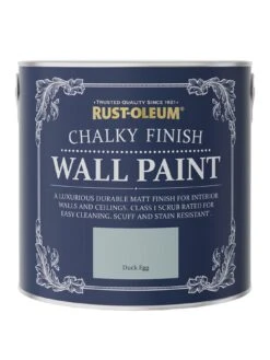 Rust-Oleum Chalky Finish 2.5-litre Wall Paint – Duck Egg