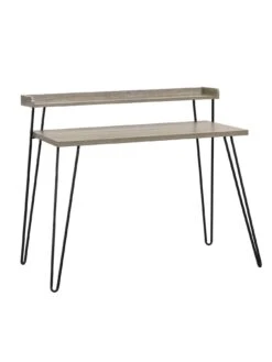 Dorel Home Haven Retro Desk - Grey Oak
