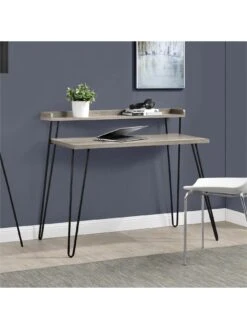 Dorel Home Haven Retro Desk - Grey Oak 10 Dorel Home Haven Retro Desk - Grey Oak -Oleu Furniture Shop QK7CW SQ4 0000006131 GREY OAK SLd1