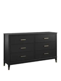 CosmoLiving By Cosmopolitan Westerleigh 6 Drawer Chest - Black/Gold 9 CosmoLiving By Cosmopolitan Westerleigh 6 Drawer Chest - Black/Gold -Oleu Furniture Shop QKAMH SQ3 0000000078 BLACK GOLD SLa