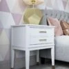 CosmoLiving By Cosmopolitan Westerleigh Side Table - White 1 CosmoLiving By Cosmopolitan Westerleigh Side Table - White -Oleu Furniture Shop QKG4E SQ1 0000000013 WHITE RSr