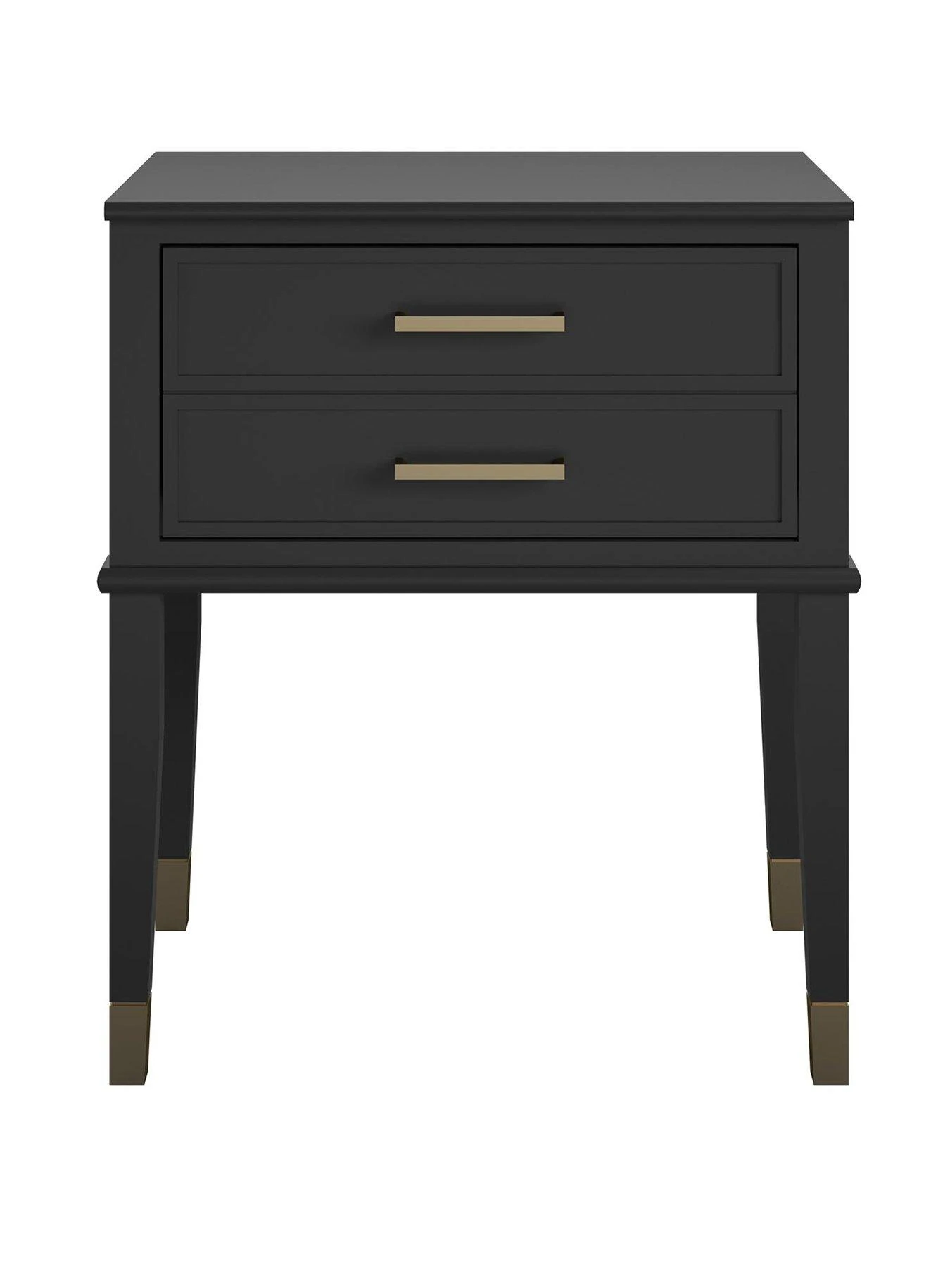 CosmoLiving By Cosmopolitan Westerleigh Side Table - Black/Gold 4 CosmoLiving By Cosmopolitan Westerleigh Side Table - Black/Gold - Image 2