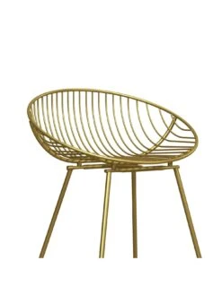 CosmoLiving By Cosmopolitan Ellis Wire Bar Stool- Gold -Oleu Furniture Shop QKG4N SQ4 0000000036 GOLD SLd