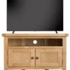 K-Interiors Alana Corner Ready Assembled TV Unit - Fits Up To 46 Inch TV -Oleu Furniture Shop QMATH SQ1 0000000138 RUSTIC OAK SLf