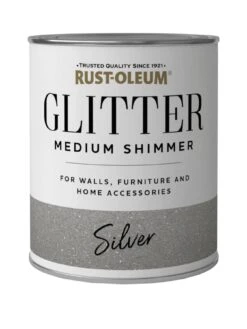 Rust-Oleum Medium Shimmer Glitter Silver 750ml