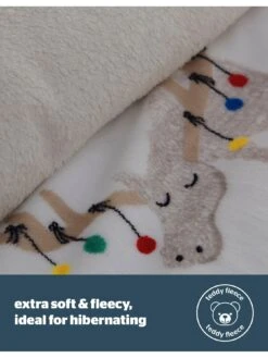 Silentnight Christmas Moose Fleece Duvet Cover Set - An Online Exclusive - Multi -Oleu Furniture Shop QQ7GJ SQ3 0000000029 MULTI SLd