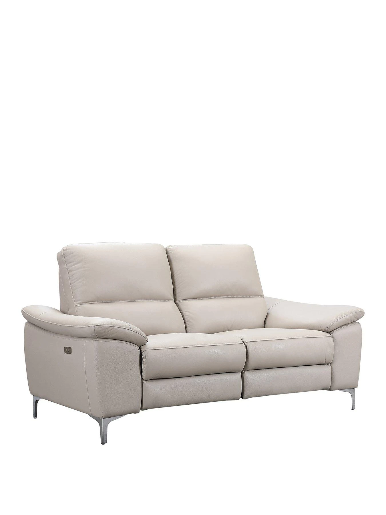 Very Home Pavilion 2 Seater Leather Power Recliner Sofa 4 Very Home Pavilion 2 Seater Leather Power Recliner Sofa - Image 2