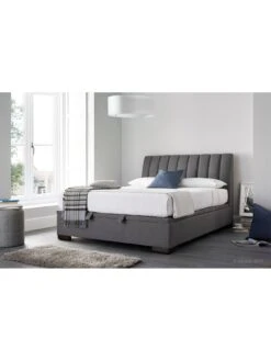 Very Home Logan Velvet Ottoman Bed With Mattress Options (Buy And SAVE!)