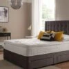 Silentnight Isla Velvet 1000 Pocket Pillowtop Divan Bed With Headboard And Storage Options -Oleu Furniture Shop QQM67 SQ1 0000000071 CHARCOAL RSr