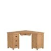 K-Interiors Alana Part Assembled Solid Wood Corner Desk -Oleu Furniture Shop QUUQA SQ1 0000000138 RUSTIC OAK SLf