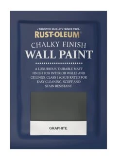 Rust-Oleum Chalky Finish 2.5-litre Wall Paint – Graphite -Oleu Furniture Shop R6U3H SQ5 0000000527 GRAPHITE SLd1