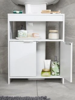 Lloyd Pascal Lexi Under Sink Cabinet -Oleu Furniture Shop R7RVG SQ4 0000000013 WHITE SLd