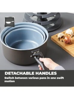 Tower Freedom 7 Piece Pan Set -Oleu Furniture Shop RA63H SQ4 0000000527 GRAPHITE SLd2