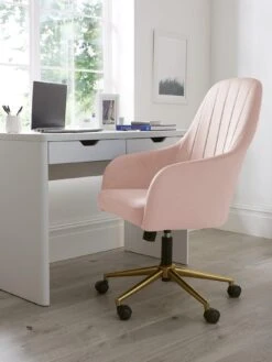 Very Home Molby Fabric Office Chair - Pink - FSC® Certified