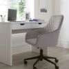 Very Home Diamond Fabric Office Chair - Grey - FSC® Certified -Oleu Furniture Shop RCFCY SQ1 0000000005 GREY RSr