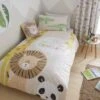 Catherine Lansfield Roarsome Animals Single Duvet Cover Set - Natural -Oleu Furniture Shop RFAWF SQ1 0000000029 MULTI RSr