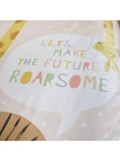 Catherine Lansfield Roarsome Animals Single Duvet Cover Set - Natural -Oleu Furniture Shop RFAWF SQ4 0000000029 MULTI SLd1